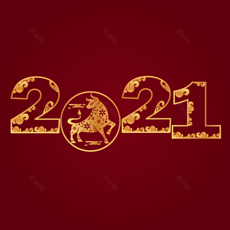 剪纸图片,金色剪纸元素,新年剪纸PNG,新年免抠素材